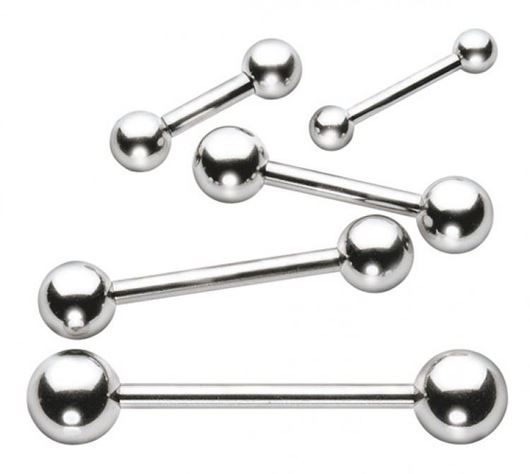 5/8" Barbells 14 Gauge-Set of 10 - Click Image to Close